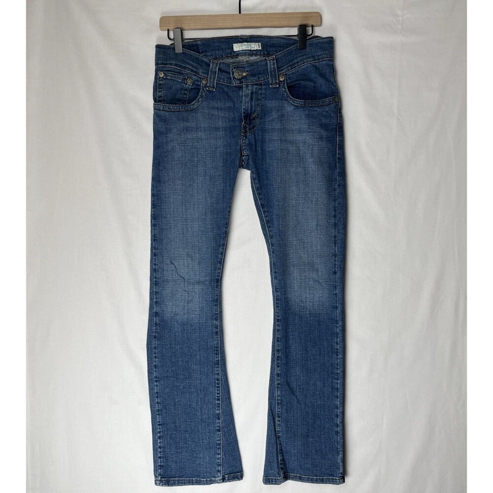 Vintage Y2K Levi’s 542 Jeans Women 4 M Low Rise Flare Stretch Flap Pocket 30x30